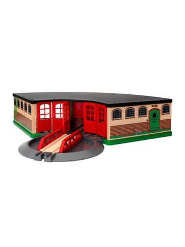 Brio Brio Aktionsspiel Großer Ringlokschuppen in bunt