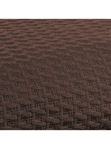 Erwin Müller Baumwolle Sommer-Decke 2er-Pack Siena in espresso