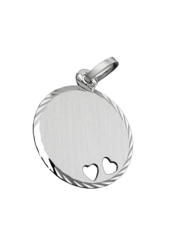 Gallay Anhänger Gravurplatte Silber 925 in silber