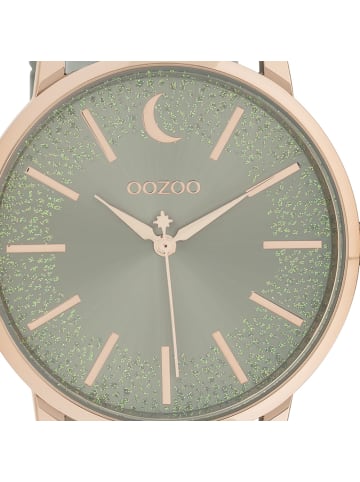 Oozoo Analog-Armbanduhr Oozoo Timepieces grau groß (ca. 40mm)