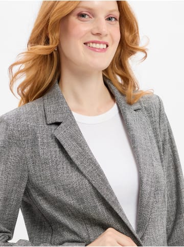comma Blazer in schwarz weiß