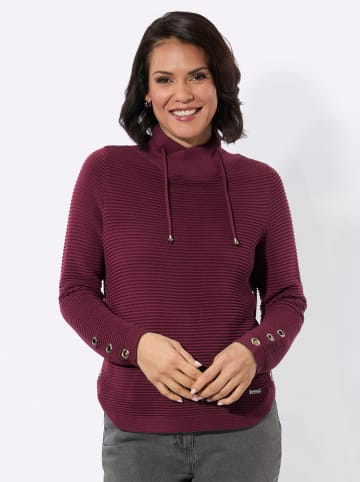 WITT WEIDEN Langarm-Pullover in bordeaux
