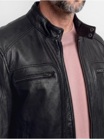 Nils Sundström Jacke in schwarz