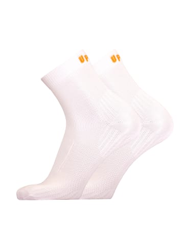 UphillSport Laufsocken FRONT 2er Pack in White