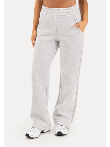 SMILODOX Damen Jogginghose Finy in Grau Melange