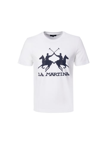 La Martina T-Shirt MCR001 in weiss