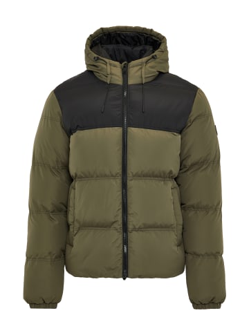 Threadbare Winterjacke THB Jacket Firth Padded in Schwarz/ Khaki