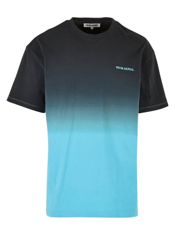 9N1M SENSE 9N1M SENSE Herren Sense Essetial Fade Tee in black/aqua