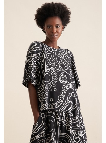 Seidensticker Shirtbluse Regular in Schwarz