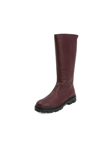 VITAFORM Hirschleder Stiefel in aubergine