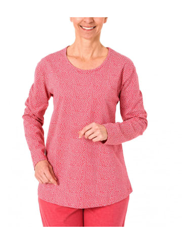 NORMANN Shirt Oberteil langarm Mix & Match print - 17556 in rot