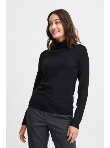 Fransa Strickpullover FRBLUME PU 4 20611288 Rollkragenpullover aus Feinstrick in schwarz