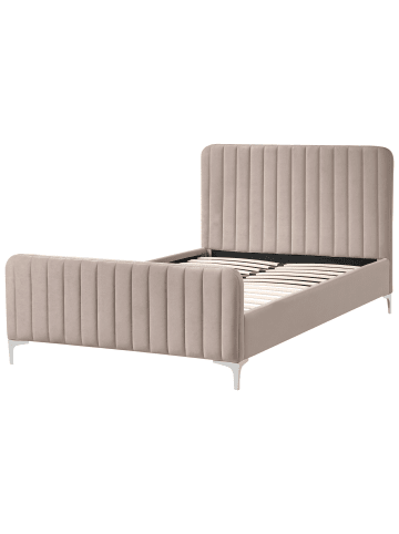 Beliani 2-tlg Doppelbett LUNAN in Beige