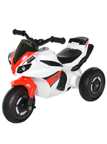 HOMCOM Rutschauto Weiß+Rot