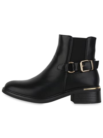 VAN HILL Biker Boots Elizabeth in Schwarz