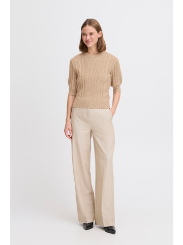 b. young BYNIBE SS JUMPER - KNIT Regular fit in Humus Melange