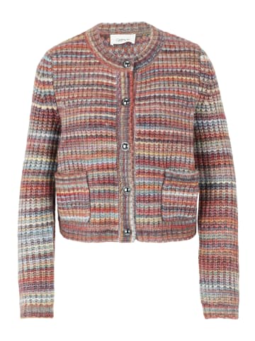 CARTOON Cardigan mit Rundhalsausschnitt in Pink/Green