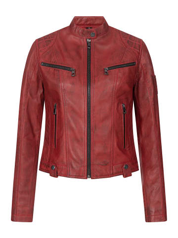 Rock Creek Lederjacke in Rot