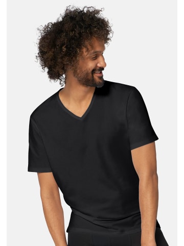 Sloggi Unterhemd / Shirt Kurzarm Go - Organic Cotton in Schwarz