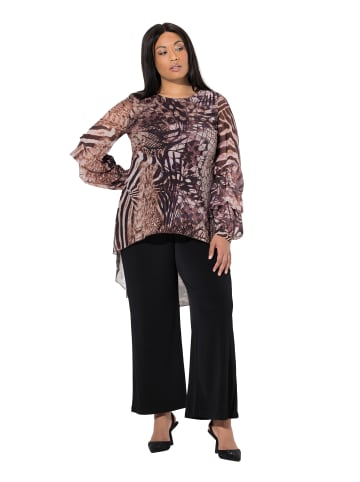 Ulla Popken Langarmshirt in helles champagner
