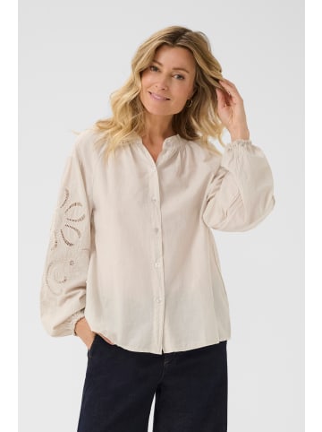 Cream Langarm-Bluse CRTimia Regular fit in Ancient Scroll