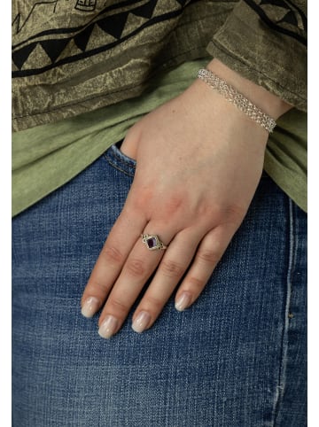 mantraroma 925er Silber - Ringe mit Granat