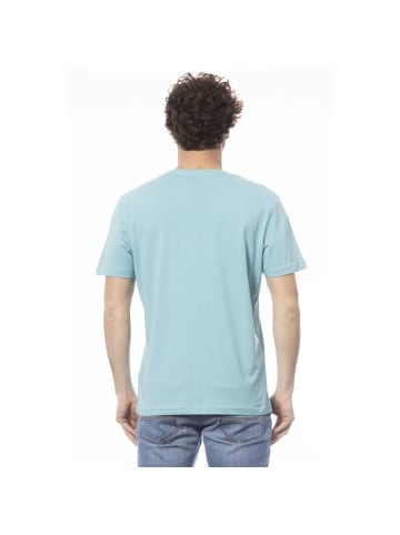 Invicta Hellblau Hell Blau Baumwolle Herren T-Shirt