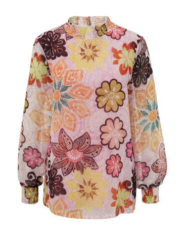 Aniston SELECTED Chiffonbluse in gelb-orange