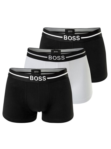 BOSS Boxershort 3er Pack in Schwarz/Weiß