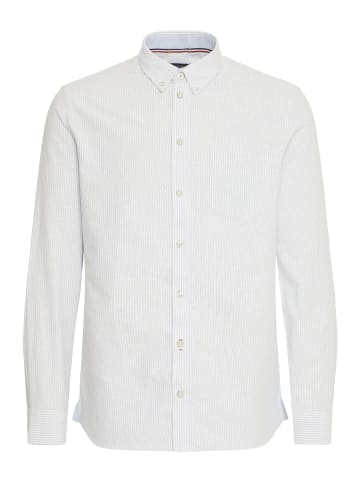 FQ1924 Langarmhemd FQGRAND STRIPED OXFORD SHIRT in Blau