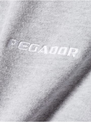 PEGADOR Sweatshirt Logo in hellgrau