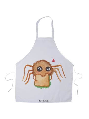 Mr. & Mrs. Panda Schürze Spinne Agathe Sandwich ohne Spruch in Weiß