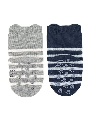 Sterntaler ABS Krabbelsocken 2er-Pack Bär in marineblau