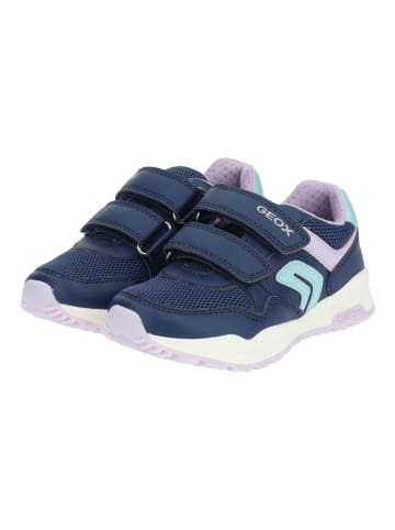 Geox Sneaker in Navy/Lila