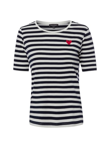 Franco Callegari T-Shirt in marine weiß
