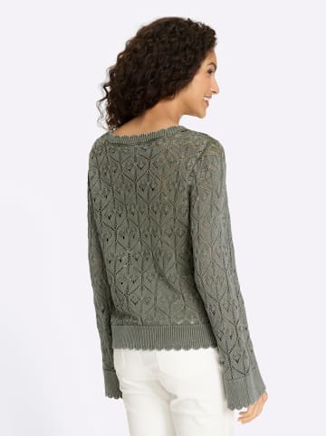 Heine Pullover in oliv