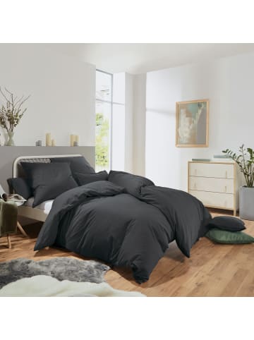 Erwin Müller Edel Flanell Bettwäsche Nördlingen in anthrazit