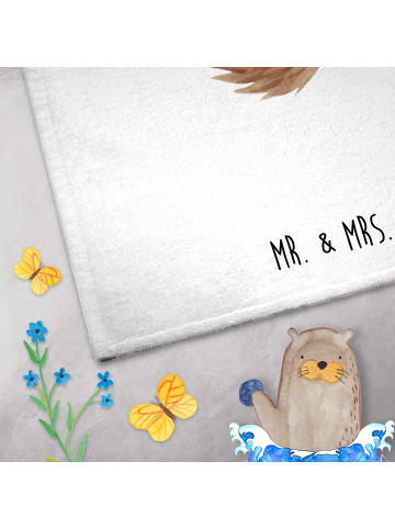 Mr. & Mrs. Panda Handtuch Hund Keks ohne Spruch in Weiß