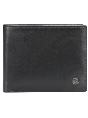 Esquire Harry Geldbörse Leder 12 cm black