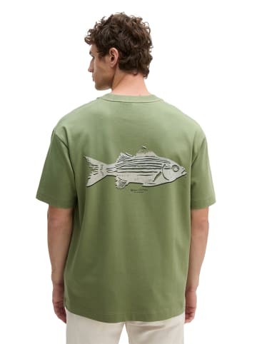 Marc O'Polo T-Shirt loose in Sage Green
