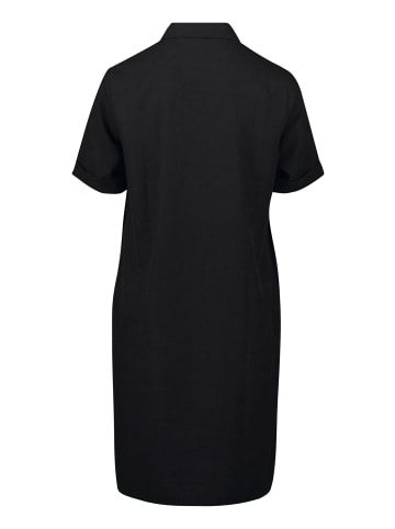 Betty Barclay Leinenkleid mit Knopfleiste in Schwarz