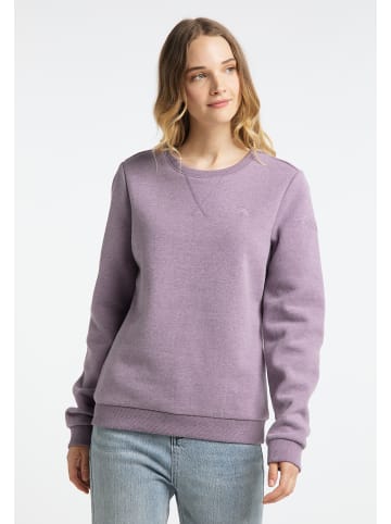 Schmuddelwedda Sweatpullover in Rauchlila Melange