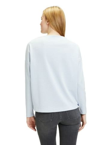 BETTY & CO Rundkragen Langarmshirt für Damen in blau