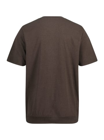 JP1880 Kurzarm T-Shirt in braungrau