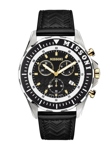 Missoni Analoguhr für Herren in schwarz