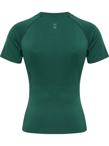 Hummel T-Shirt Hmlflow Multisport Damen in BISTRO GREEN