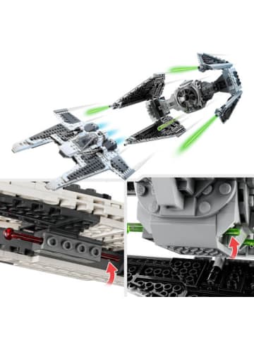 LEGO Bausteine Star Wars 75348 Mandalorianischer Fang Fighter vs. TIE Interceptor