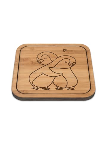 Mr. & Mrs. Panda Coaster Pinguine Kuscheln ohne Spruch in Transparent