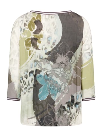 Betty Barclay Casual-Shirt mit Tunnelzug in Grey/Petrol