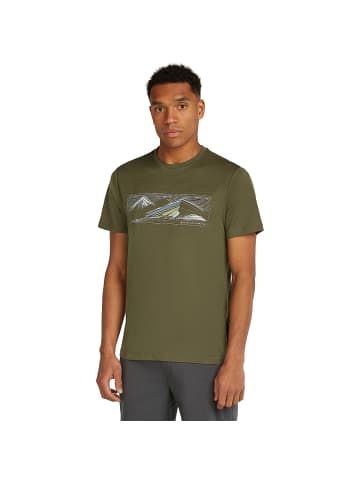 icebreaker M Merino 150 Tech Lite SS Tee Highl in Oliv101